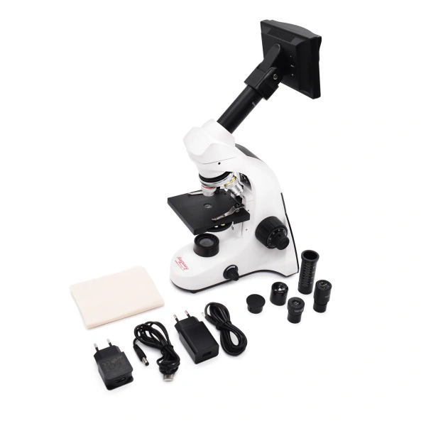 Микроскоп школьный Эврика 40х-1280х LCD цифровой